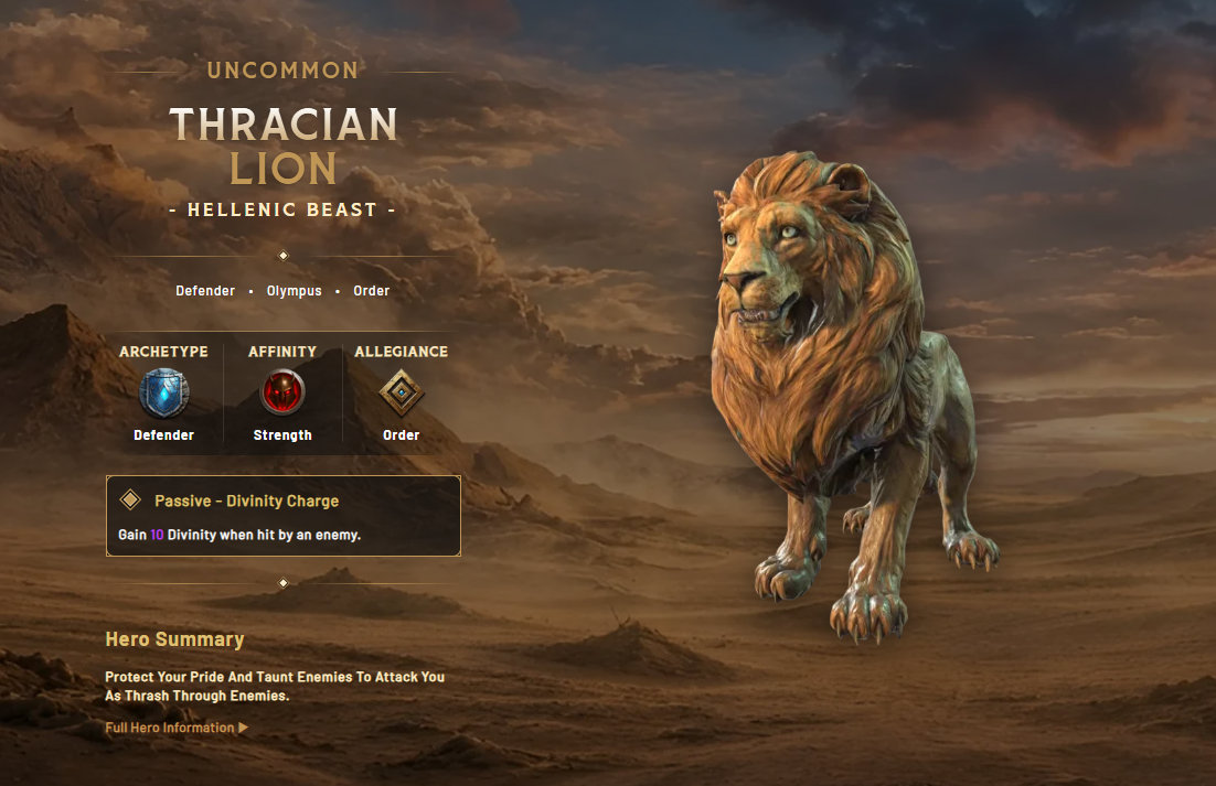Thracian Lion