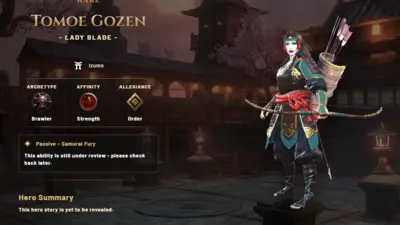 2026-03-05 23_05_28-Tomoe Gozen Abilities, Stats, and Scaling _ Godforge Hero Index.png